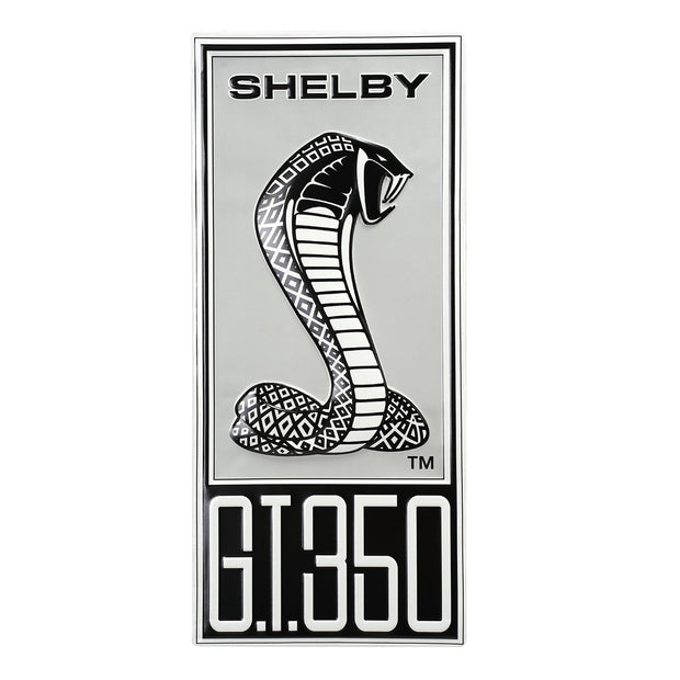Shelby GT350 Embossed Shaped Metal Wall Sign  - 8.25" x 18.4"