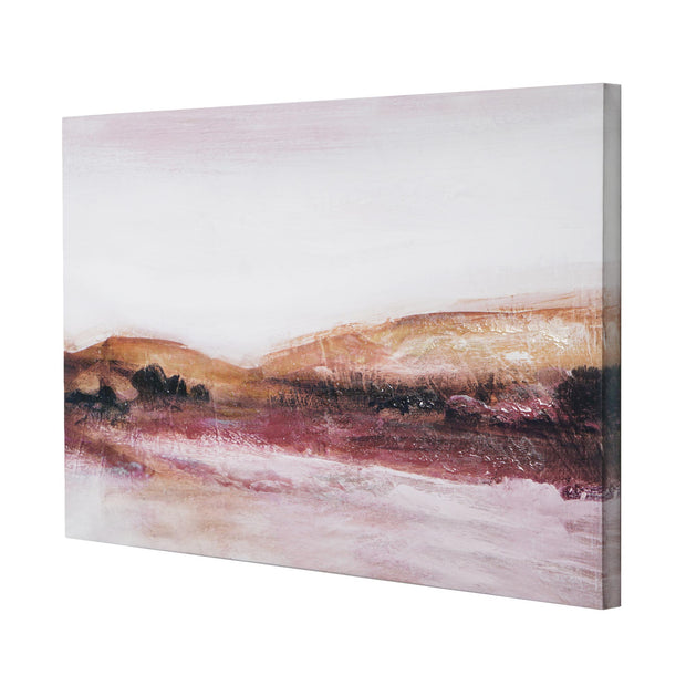 Redland Abstract Embellished Canvas Wall Art Print - 24"x36"