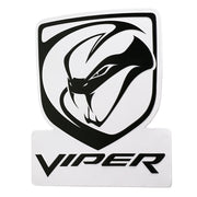 Dodge Viper Embossed Shaped Metal Wall Sign - 15.5" x 16.25"