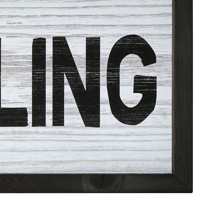 Mountains Are Calling Wood Novelty Wall Sign  - 36" x 8"