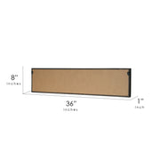 Guns, Cigars, Bourbon Wood Novelty Wall Sign - 36" x 8"
