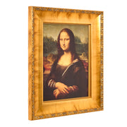 American Art Decor Ornate Framed Mona Lisa Canvas Print by Leonardo da Vinci 18.5" x 22.25"